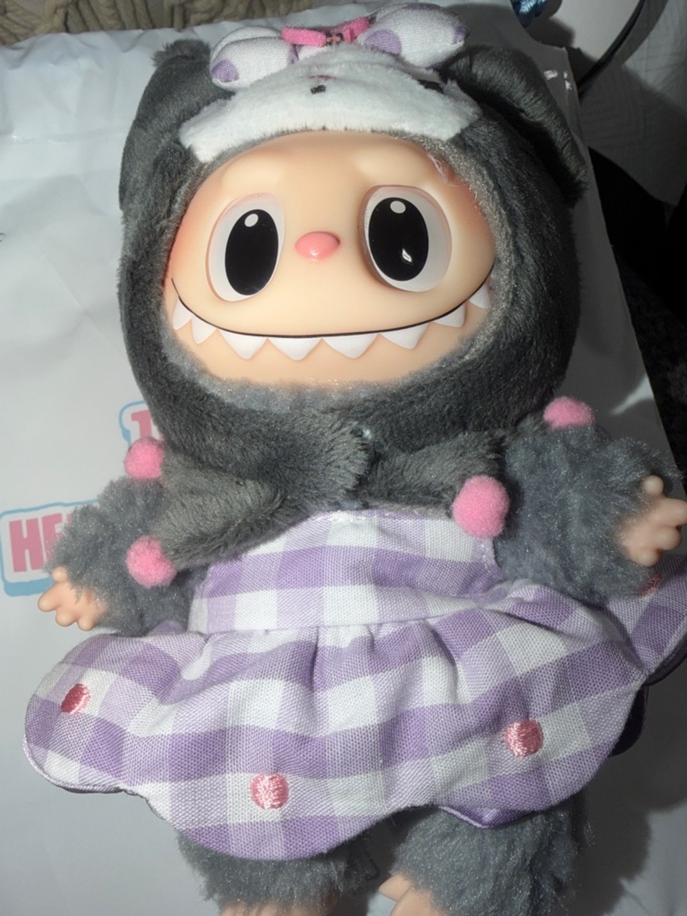 Monsters x Sanrio Characters Series, specifically the Kuromi style.